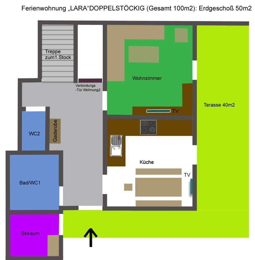 Appartement Lara & Lea Zell am Ziller Eksteriør bilde